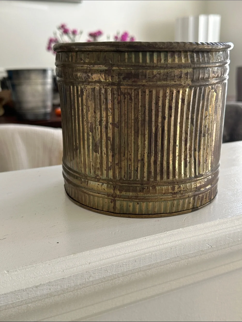 VTG Brass Planter - Picture 3 of 7